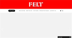 Desktop Screenshot of feltmusic.com